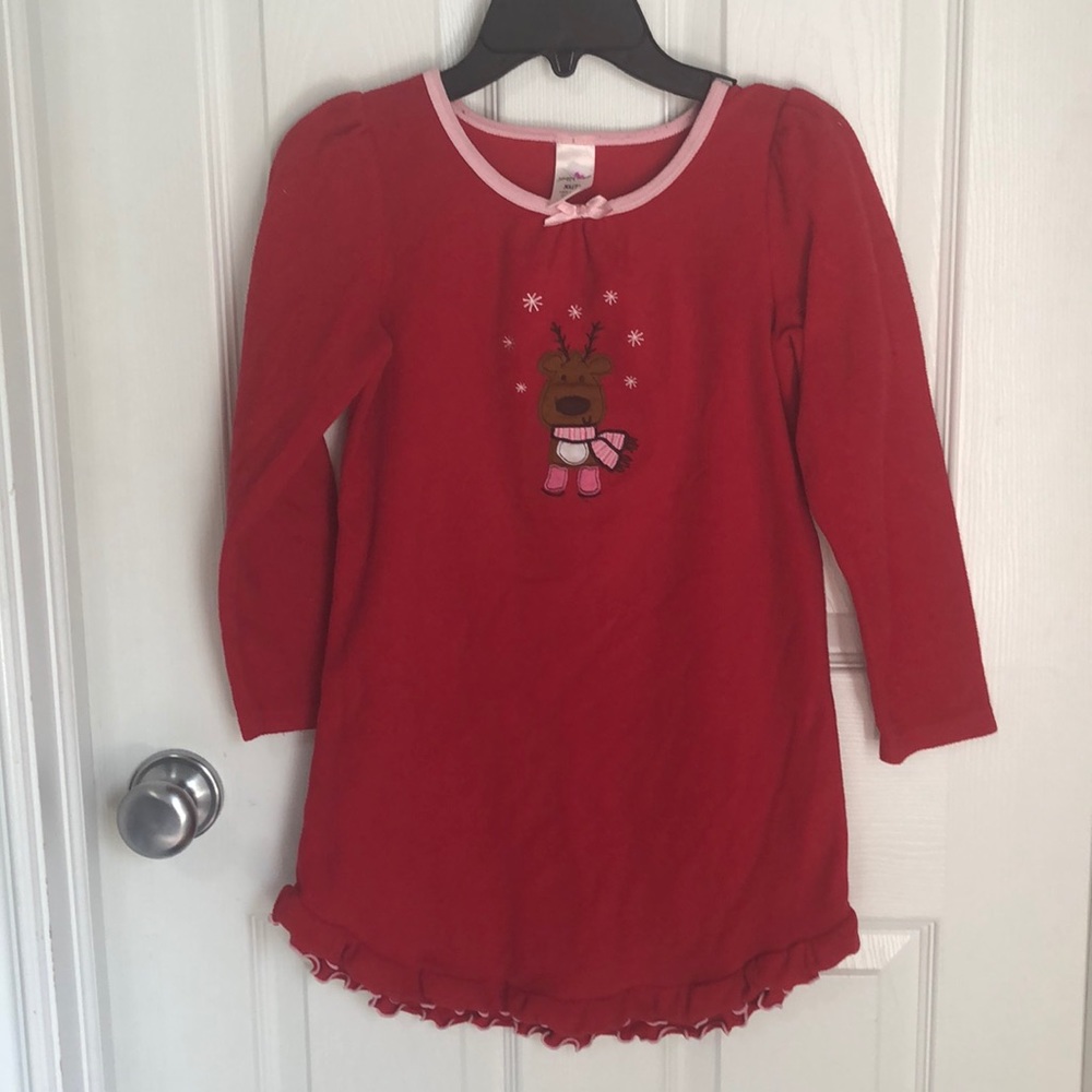 Jumping Beans fleece nightgown, size 7. BUNDLE & SAVE!